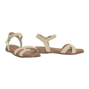 A8 NEW DUNE Lassey Natural Casual Ergonomic Footbed Flat Sandals Size 41 $99